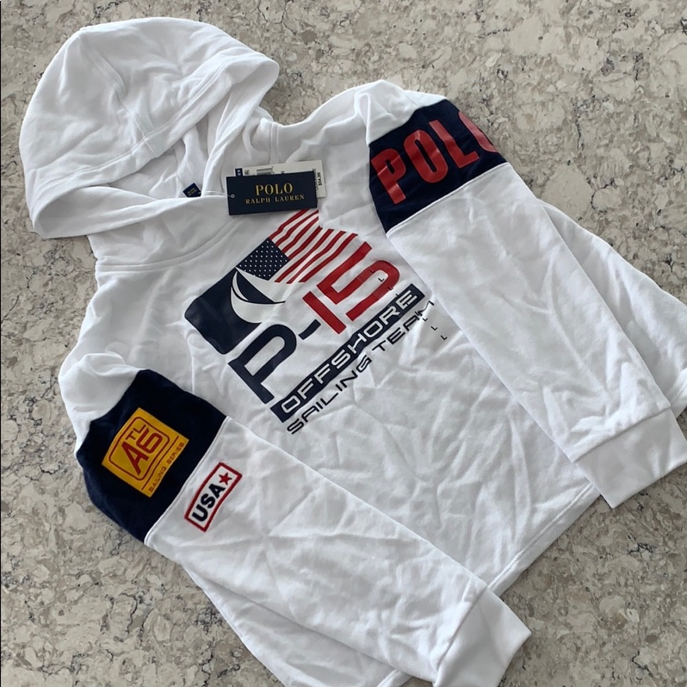Cropped polo light sweatshirt
